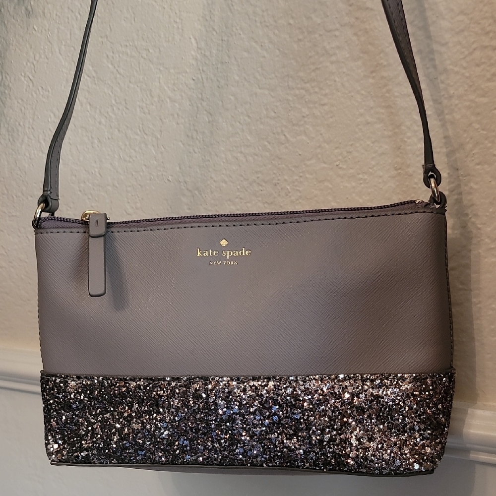 Kate Spade Gray Crossbody Bag - Picture 3 of 7